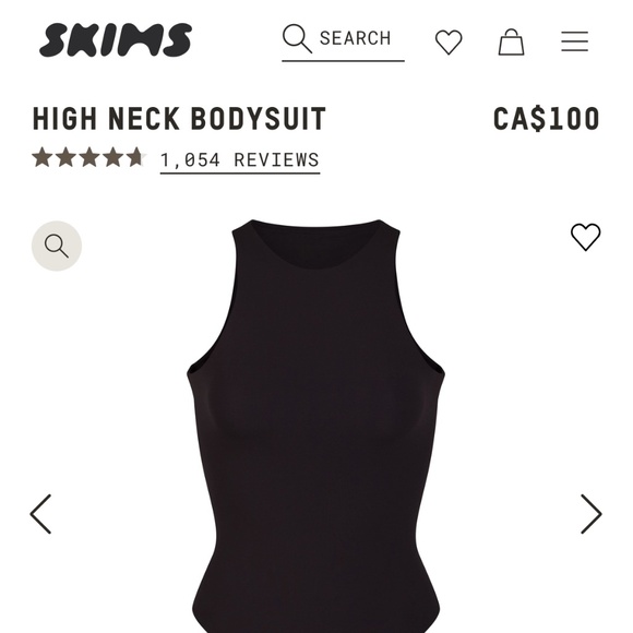 SKIMS Tops - Skims High Neck Bodysuit